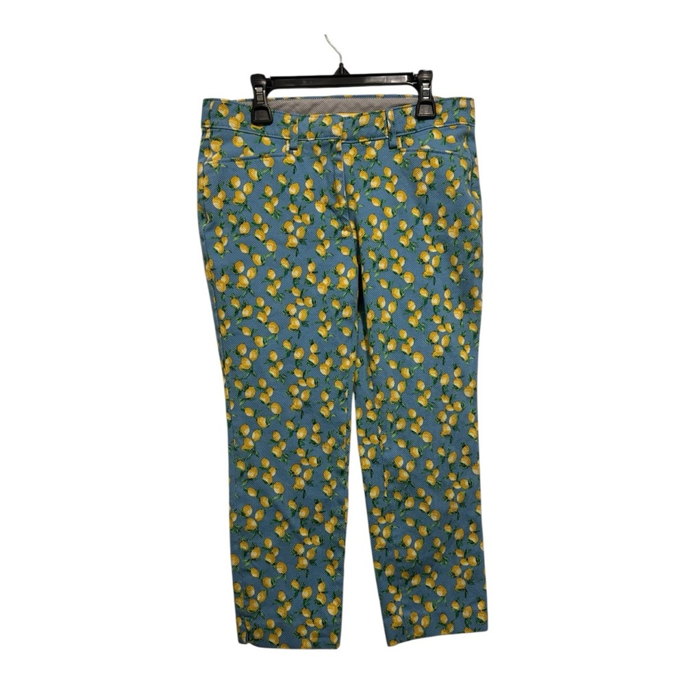 Rafaella Blue and Yellow Patterned Chinos